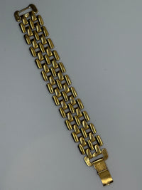 Vintage Napier Chunky Gold Chain Link Bracelet – Bold 80s Statement Jewelry