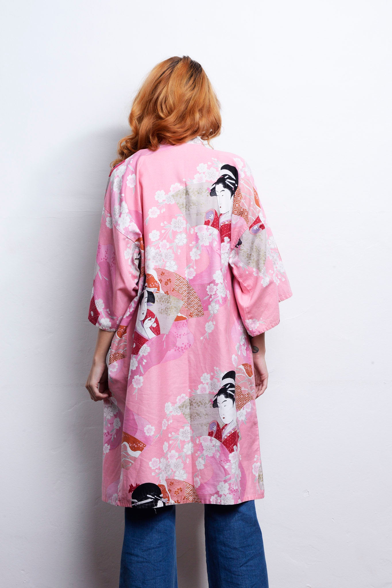 Cherry Blossom Kimono One Size freeshipping - Lovers Vintage