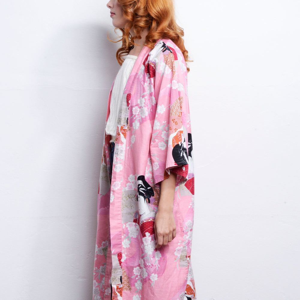 
                  
                    Cherry Blossom Kimono One Size freeshipping - Lovers Vintage
                  
                