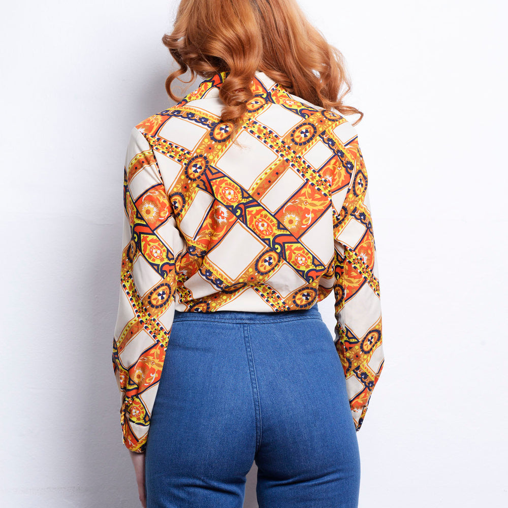 
                  
                    70s Vintage Long Sleeve Blouse freeshipping - Lovers Vintage
                  
                