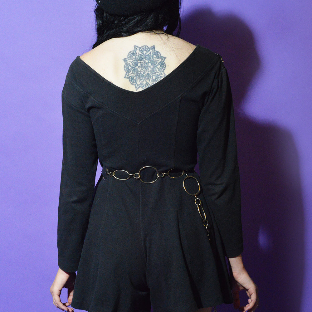 90s Gem Studded Party Girl Romper freeshipping - Lovers Vintage
