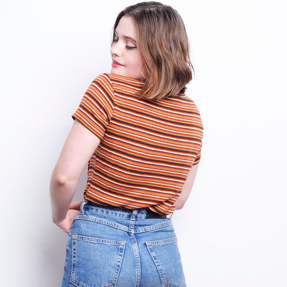 
                  
                    90s does 70s Basic Stripe tee freeshipping - Lovers Vintage
                  
                