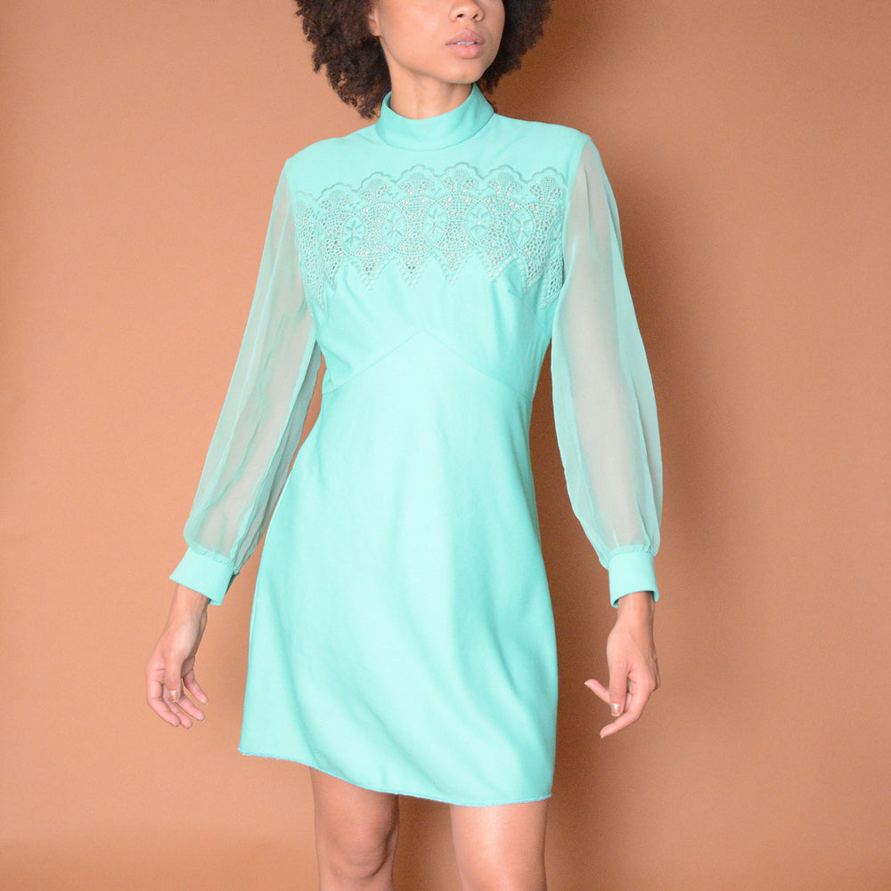 Vintage Surely Mint Sixties Dress freeshipping - Lovers Vintage