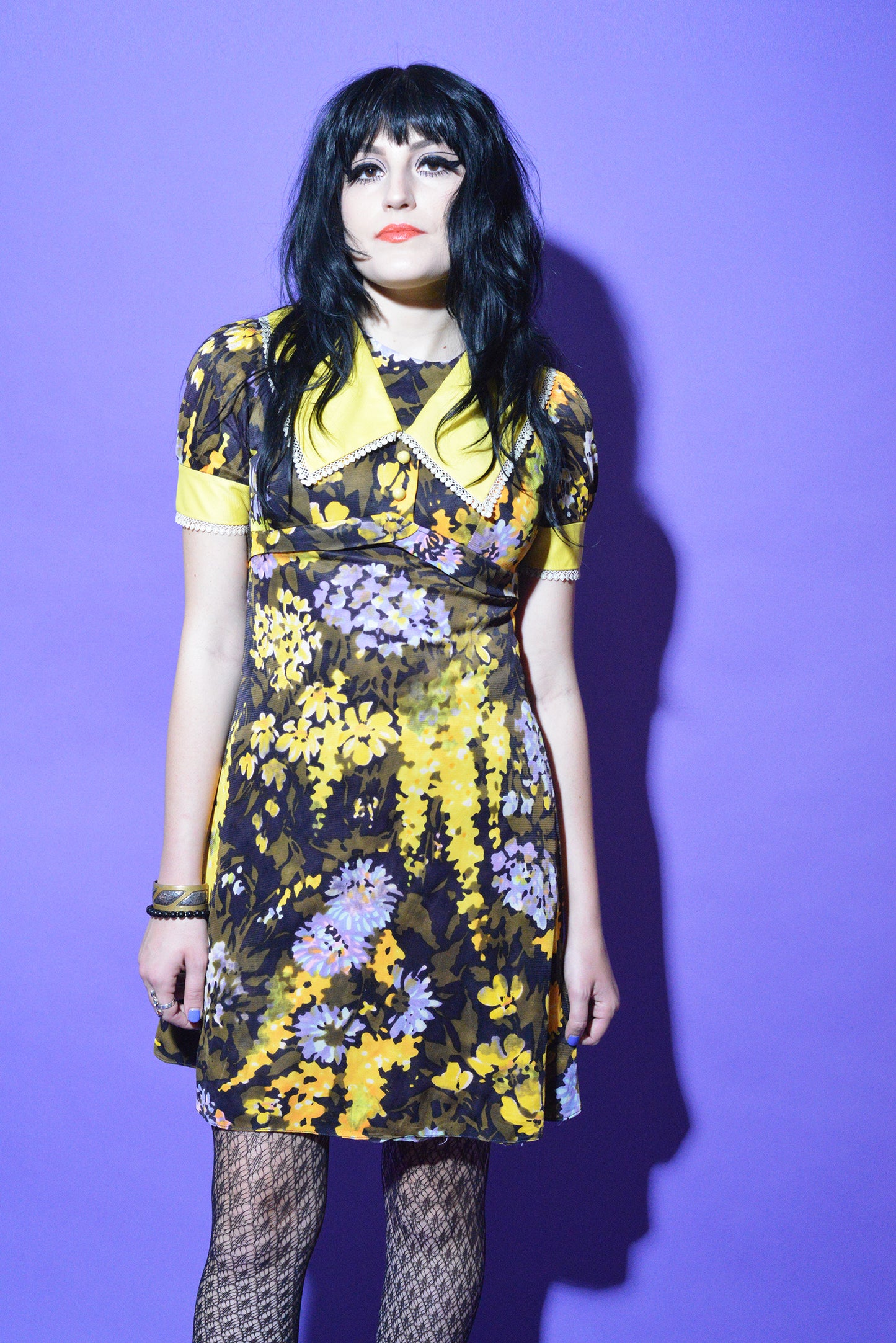 60s Flower Power Mod Money freeshipping - Lovers Vintage