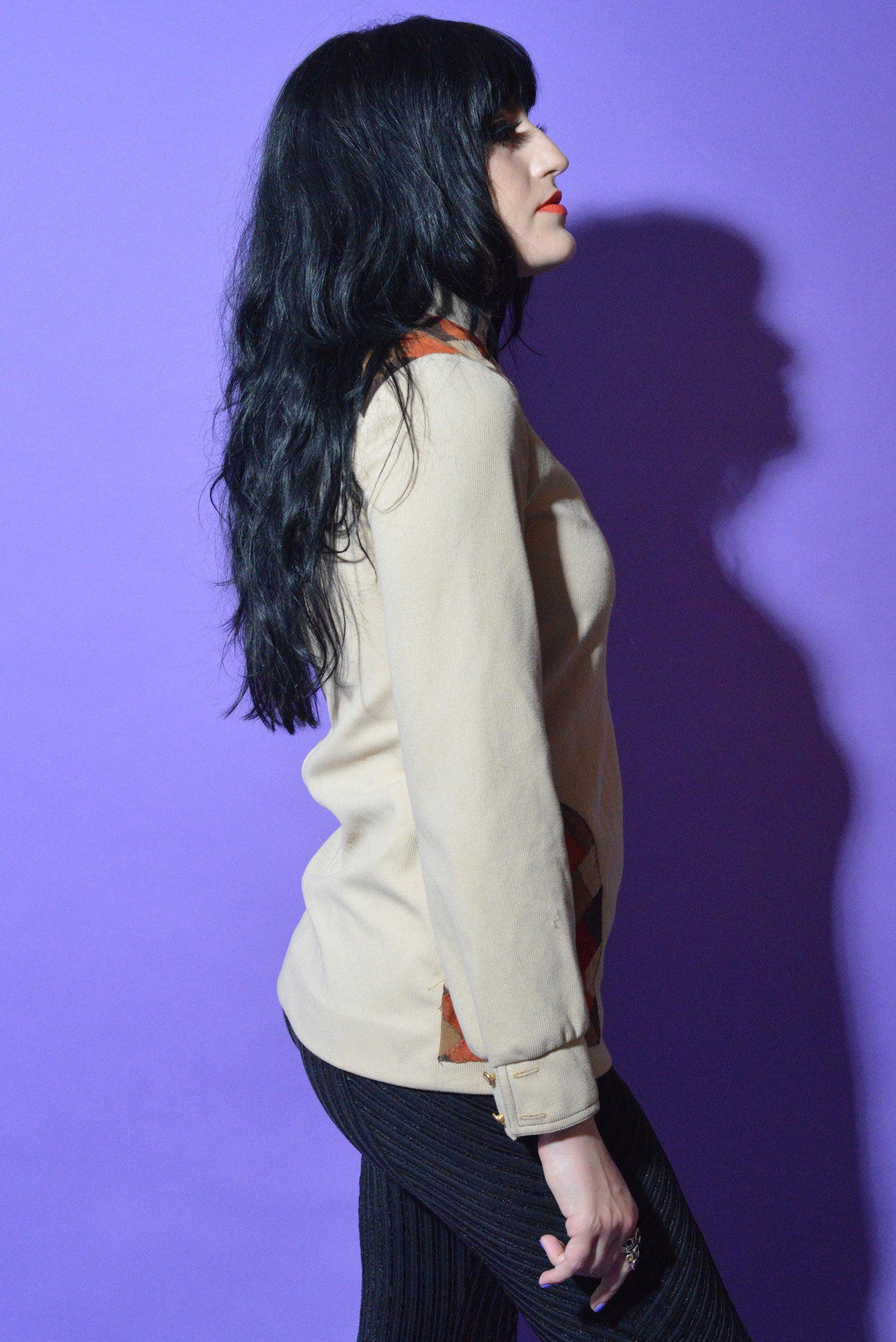Lovers Vintage 70s Patchwork Top freeshipping - Lovers Vintage
