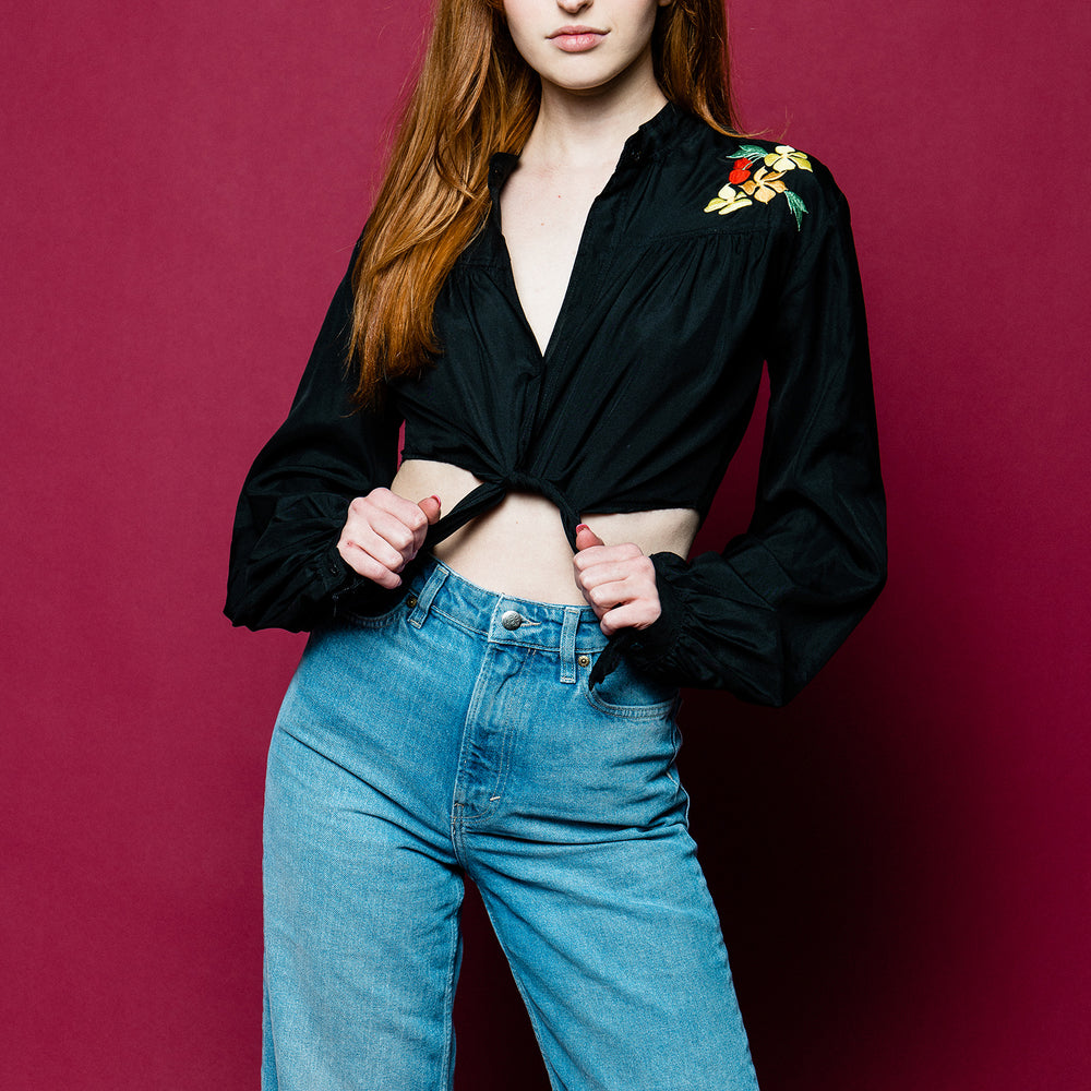 70s Embroidered Vintage Re-worked freeshipping - Lovers Vintage