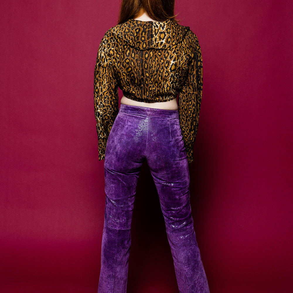 
                  
                    Vintage 80s/90s Wilson Leather Purple Haze Bottoms freeshipping - Lovers Vintage
                  
                