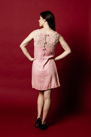 Vintage 60s Pink mini Dress