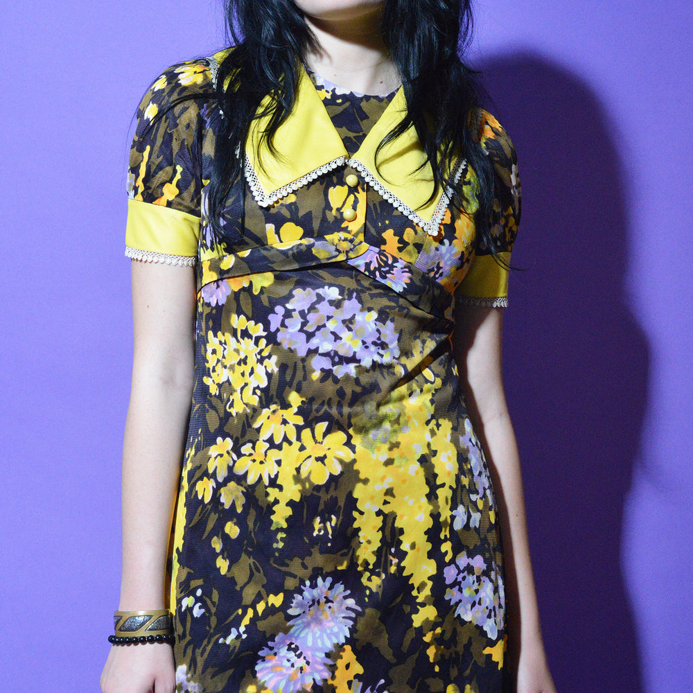60s Flower Power Mod Money freeshipping - Lovers Vintage