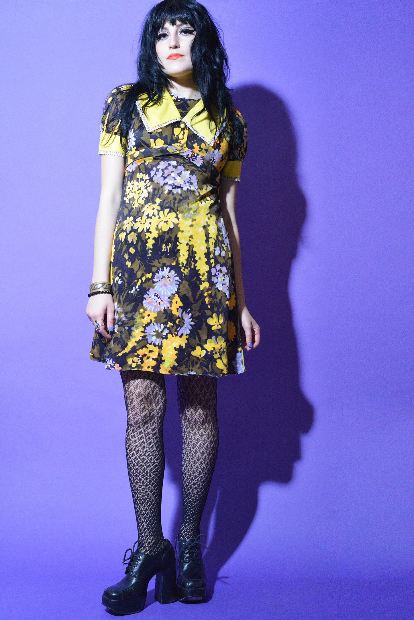60s Flower Power Mod Money freeshipping - Lovers Vintage