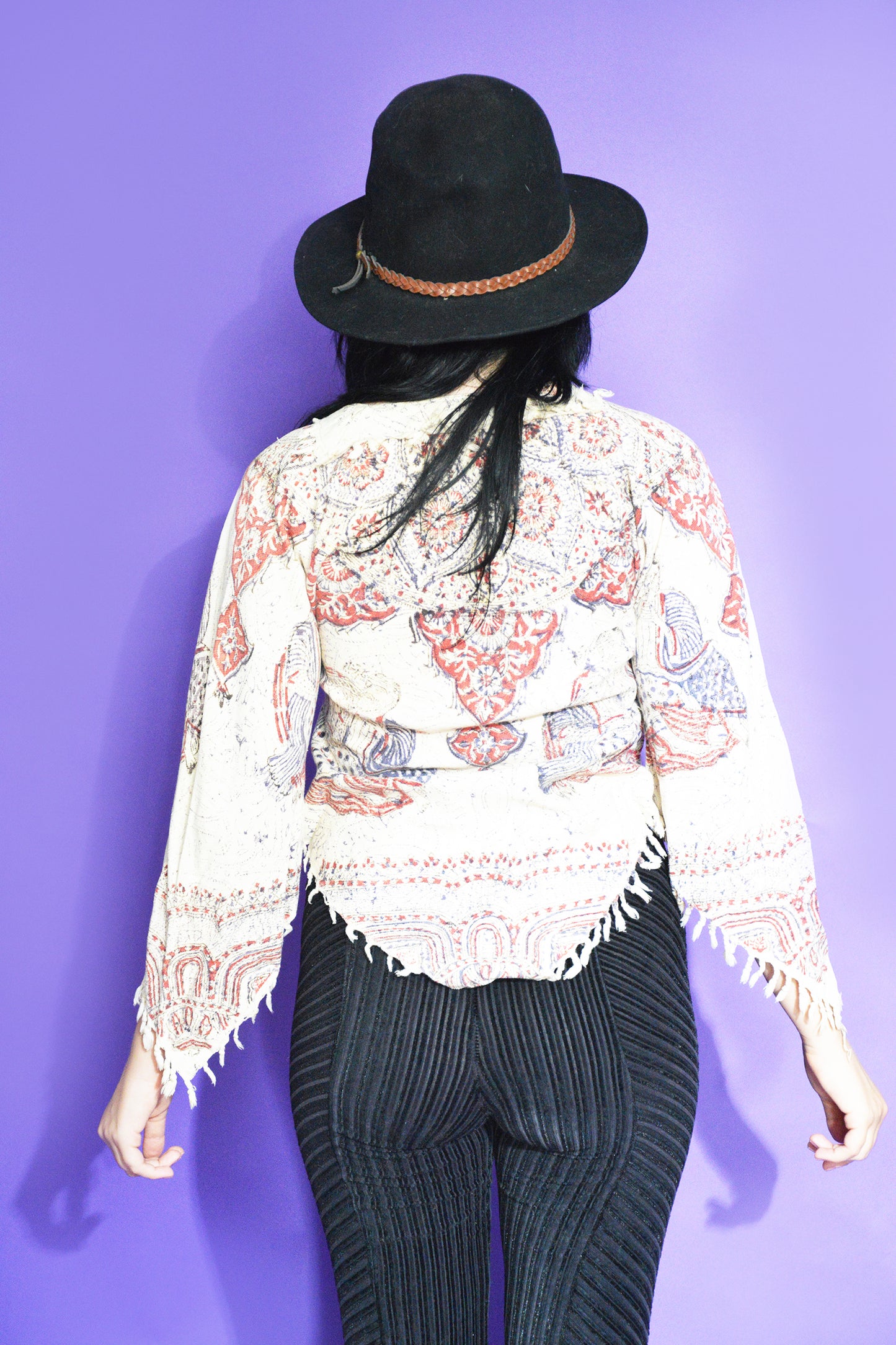 60s Fringe Tunic freeshipping - Lovers Vintage