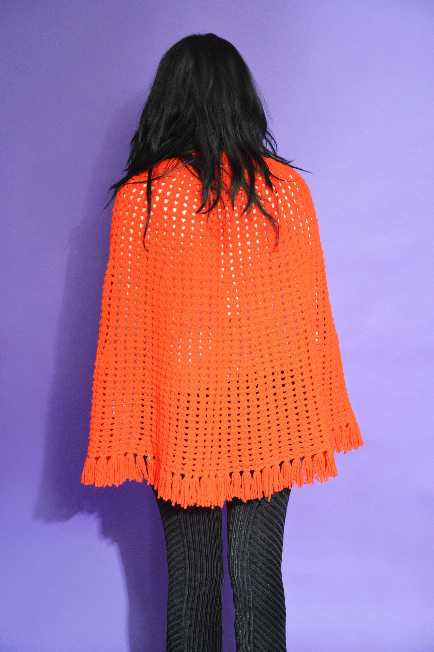 Vintage Crochet Cape freeshipping - Lovers Vintage