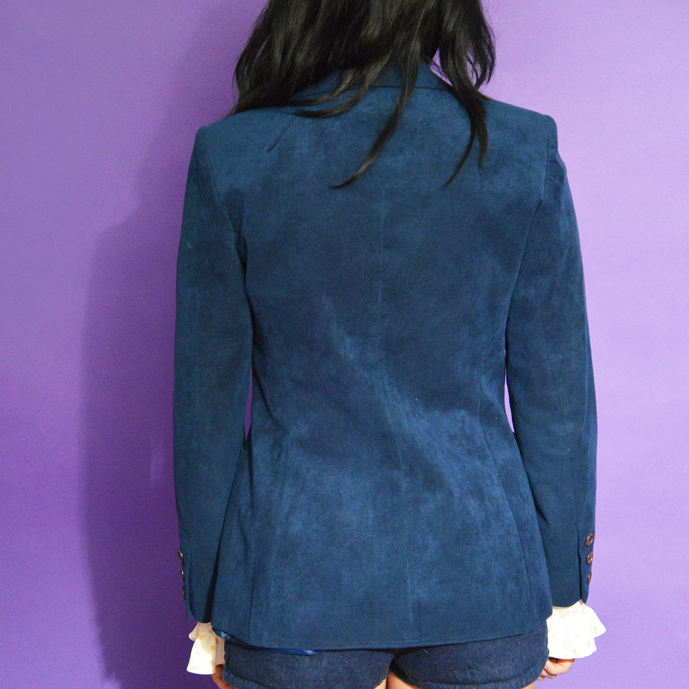
                  
                    70s Navy Suede Jacket freeshipping - Lovers Vintage
                  
                