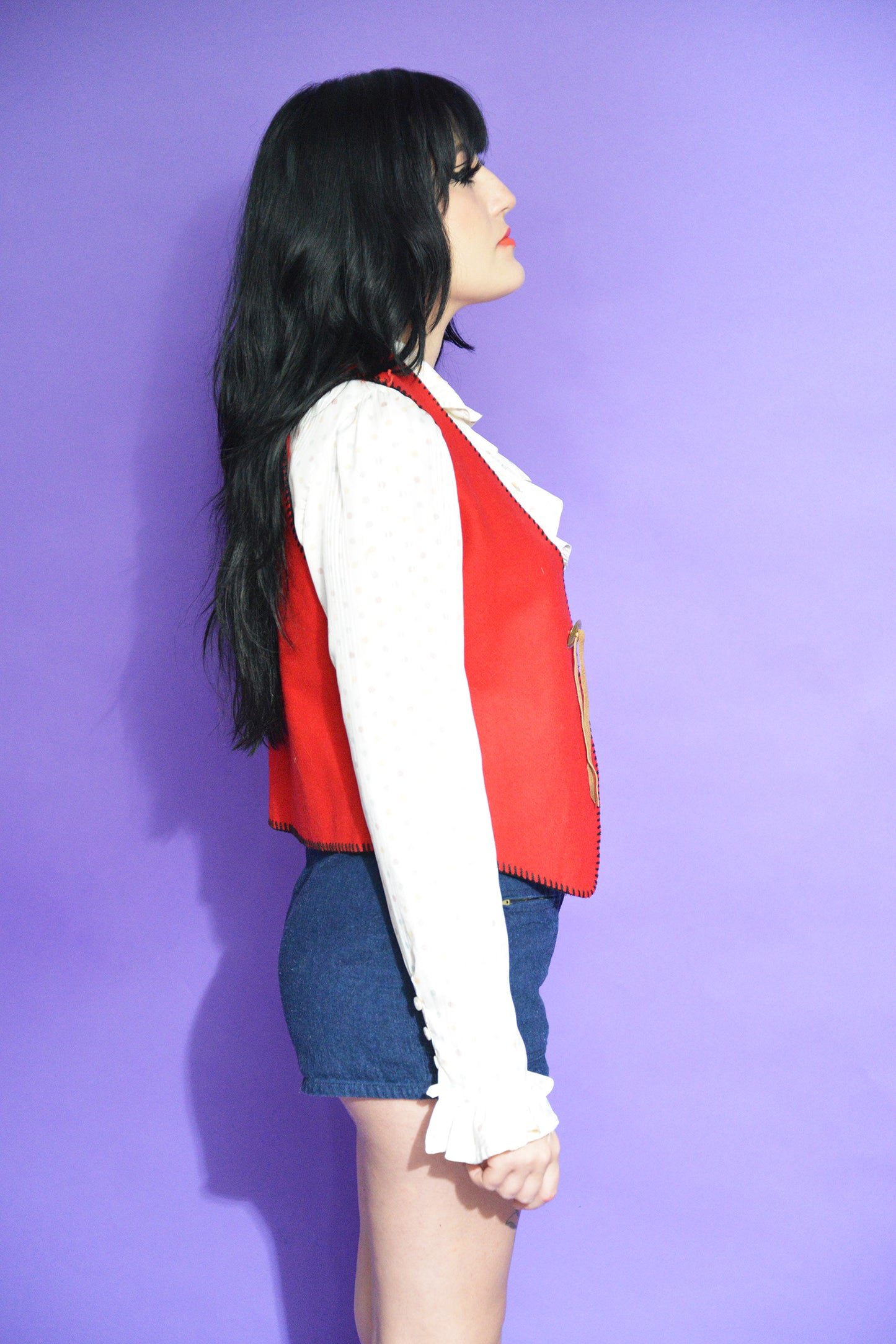 Southern Girl Vintage Vest freeshipping - Lovers Vintage