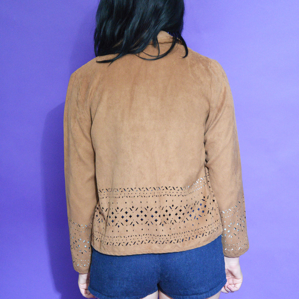 
                  
                    90s Laser Cut Velvet Jacket freeshipping - Lovers Vintage
                  
                
