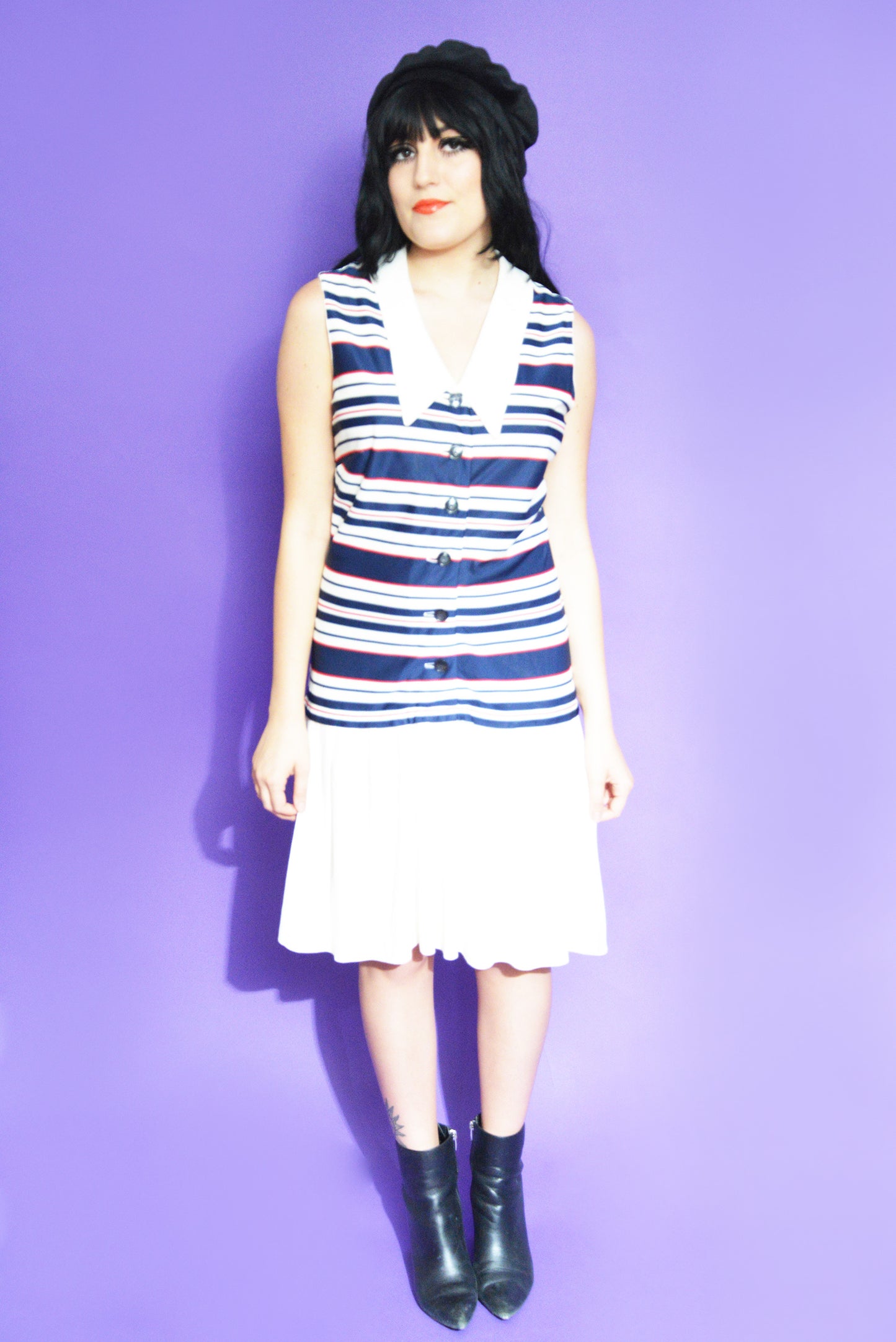 1960s Britpop Mod Dress freeshipping - Lovers Vintage