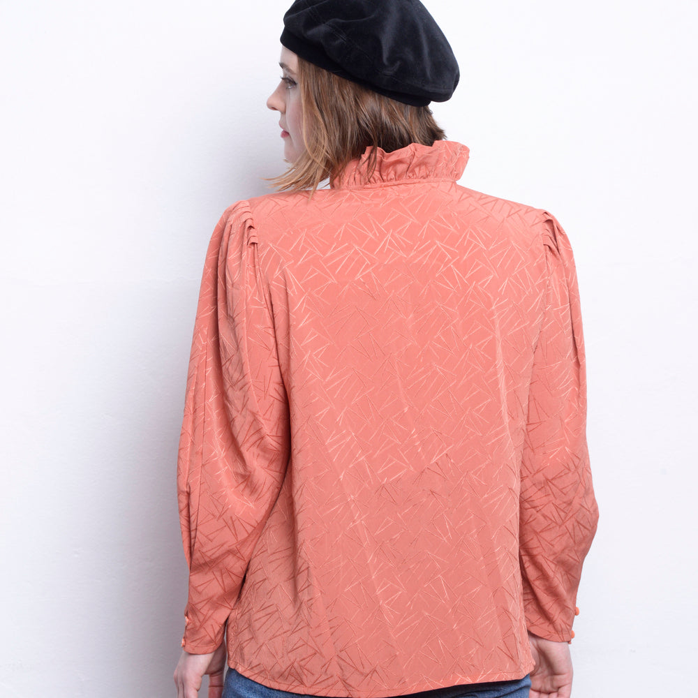 
                  
                    Vintage 80s Coral Blouse freeshipping - Lovers Vintage
                  
                