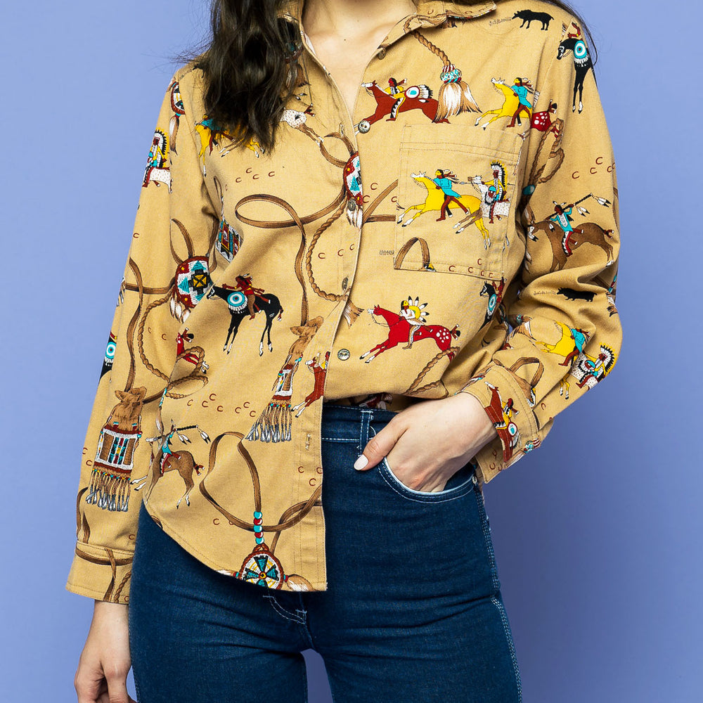 Cowgirl Western Horses Shirt freeshipping - Lovers Vintage