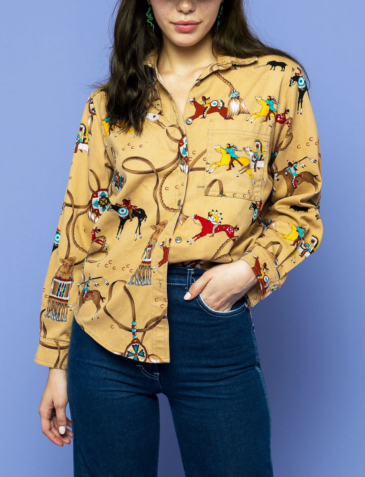 Cowgirl Western Horses Shirt freeshipping - Lovers Vintage