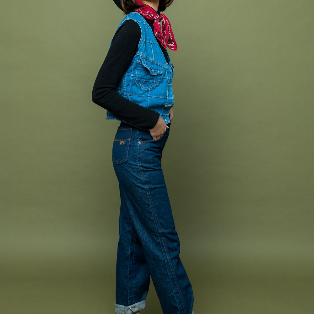 
                  
                    Western Way Denim Vest freeshipping - Lovers Vintage
                  
                