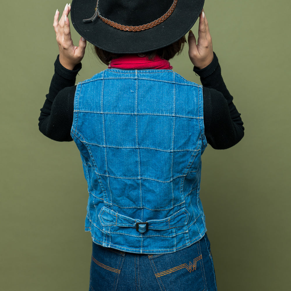 
                  
                    Western Way Denim Vest freeshipping - Lovers Vintage
                  
                