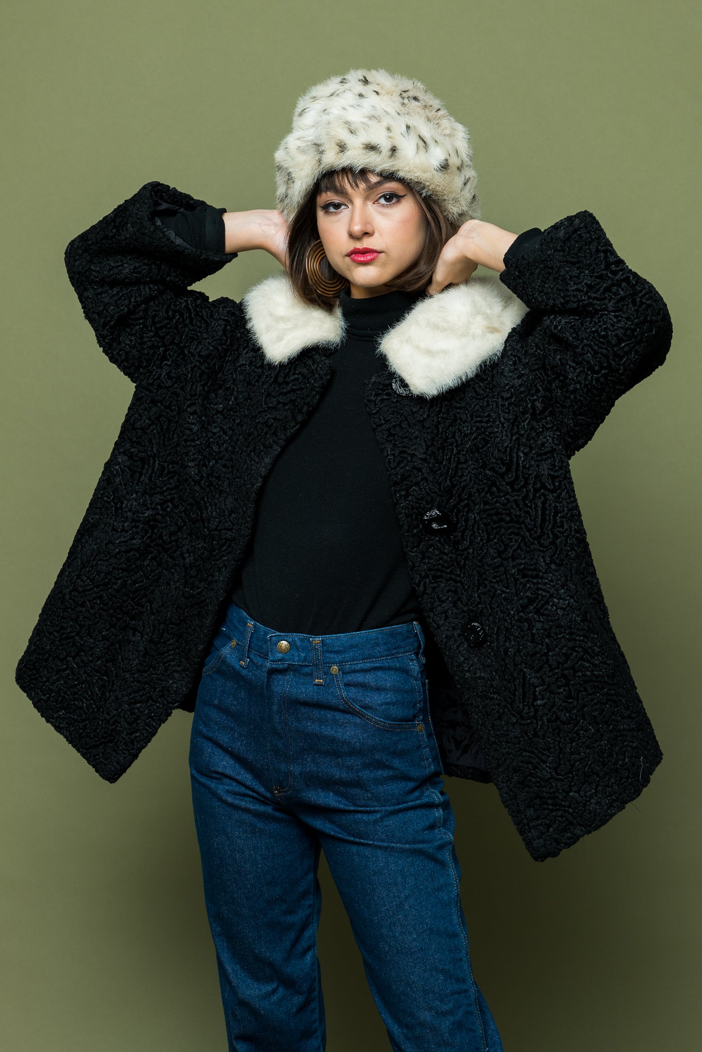 Vintage Fur Trim Coat freeshipping - Lovers Vintage