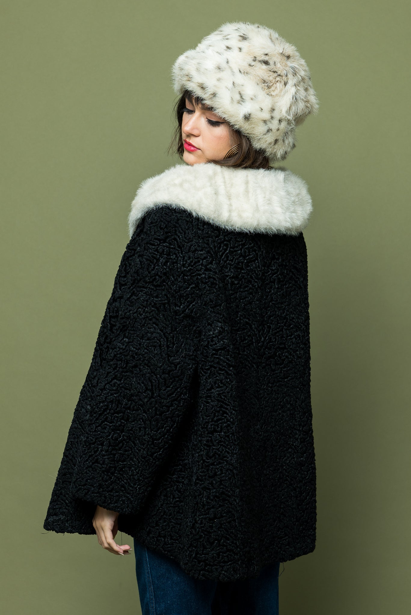 Vintage Fur Trim Coat freeshipping - Lovers Vintage