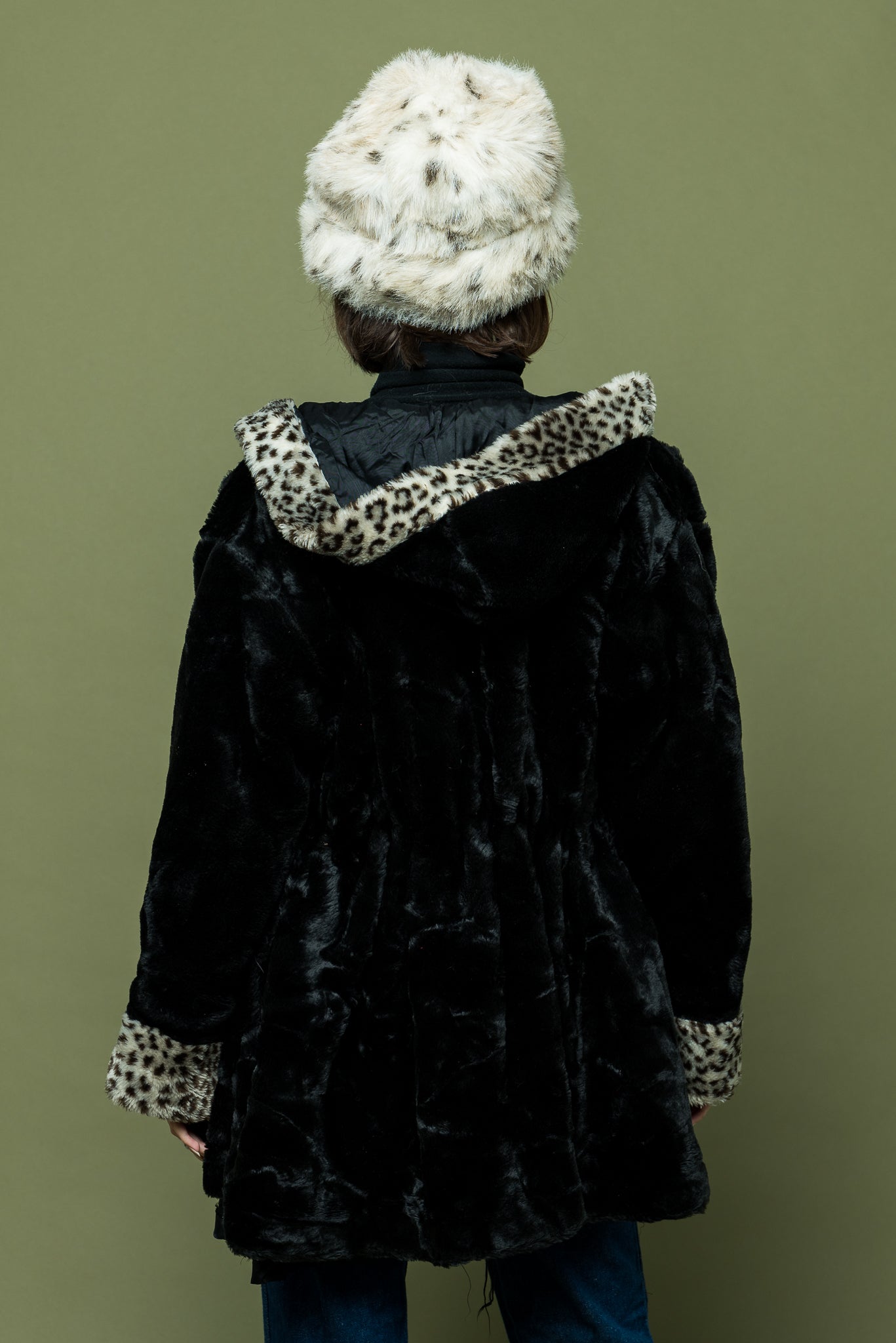 Vintage Leopard Ladies Coat freeshipping - Lovers Vintage