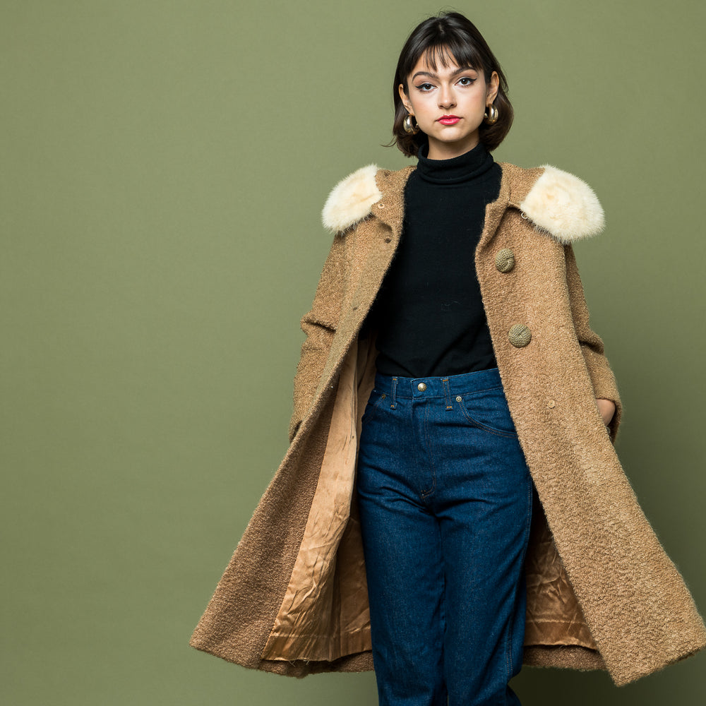 
                  
                    Vintage Mod Fur Trim Jacket freeshipping - Lovers Vintage
                  
                