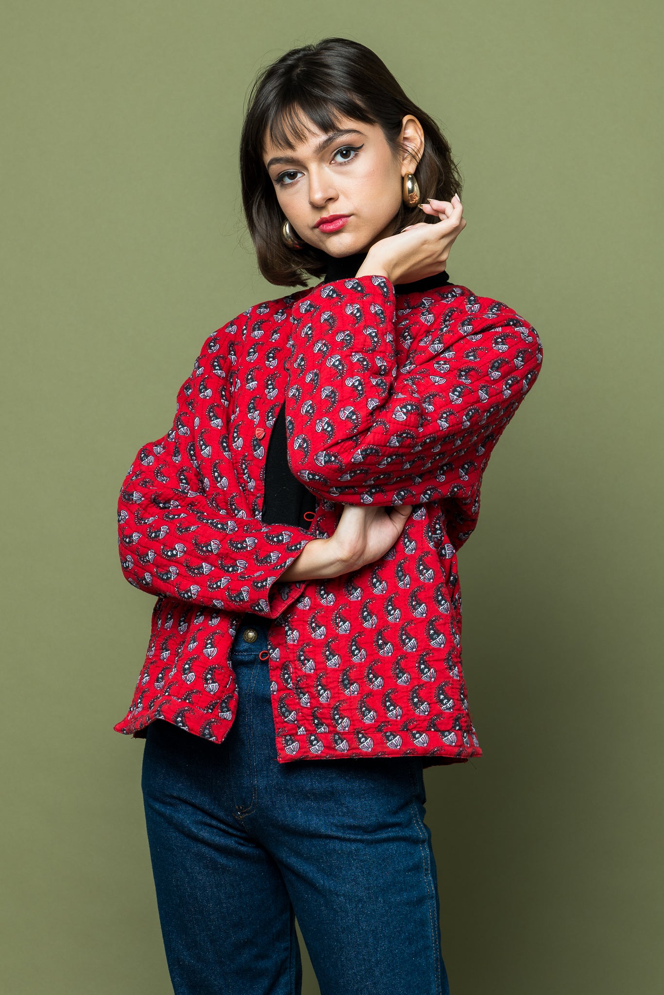 Reversible Lovers Jacket freeshipping - Lovers Vintage
