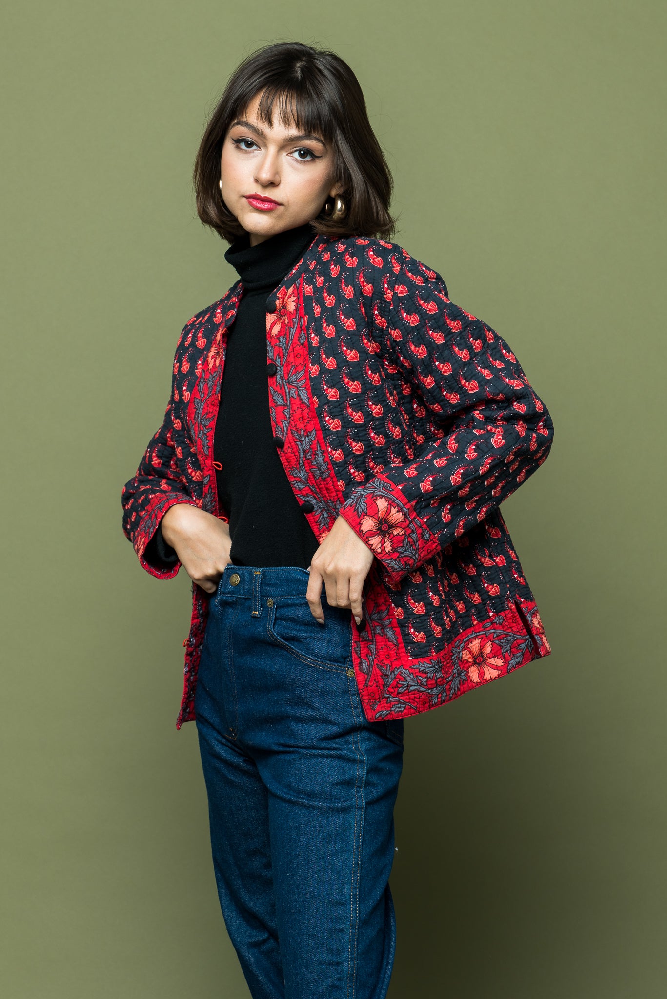 Reversible Lovers Jacket freeshipping - Lovers Vintage