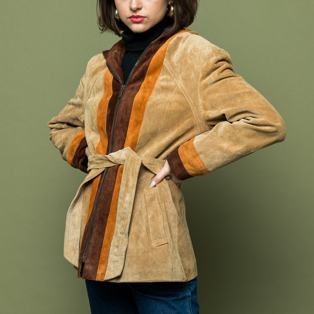
                  
                    Vintage Seventies Suede Hoodie Jacket freeshipping - Lovers Vintage
                  
                