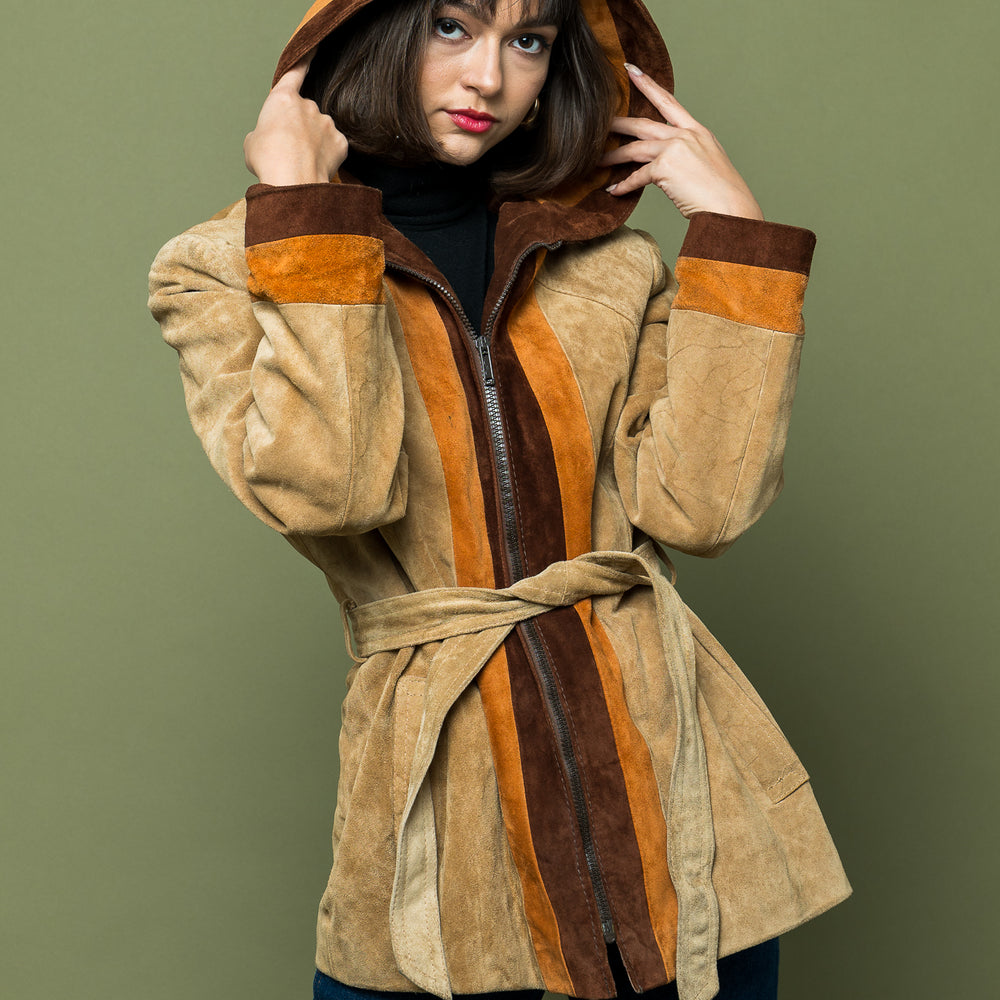 
                  
                    Vintage Seventies Suede Hoodie Jacket freeshipping - Lovers Vintage
                  
                