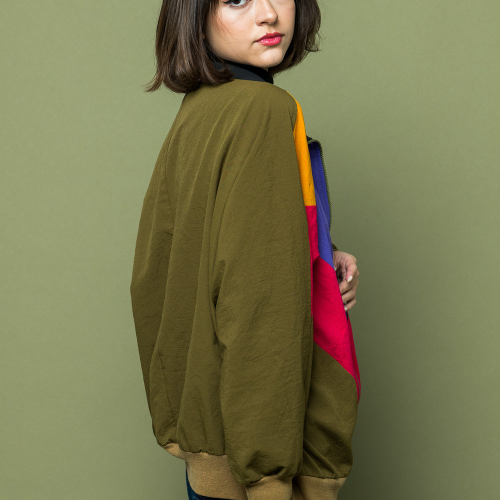 
                  
                    Nineties are Fun Color Block Jacket freeshipping - Lovers Vintage
                  
                