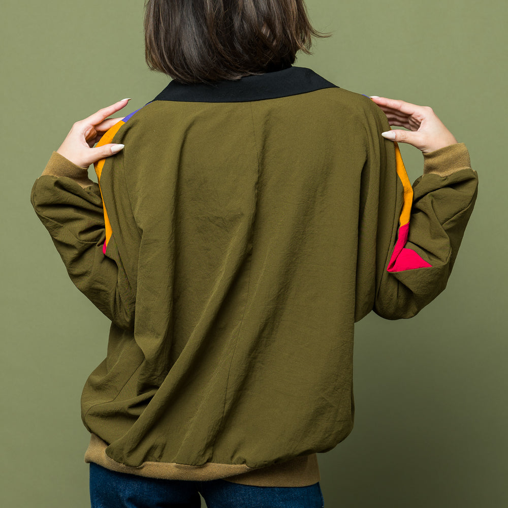 
                  
                    Nineties are Fun Color Block Jacket freeshipping - Lovers Vintage
                  
                