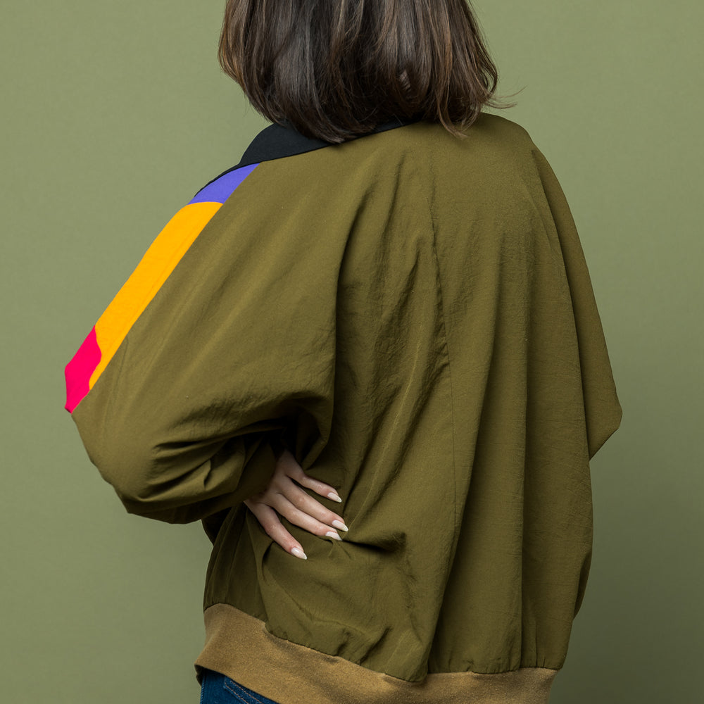 
                  
                    Nineties are Fun Color Block Jacket freeshipping - Lovers Vintage
                  
                