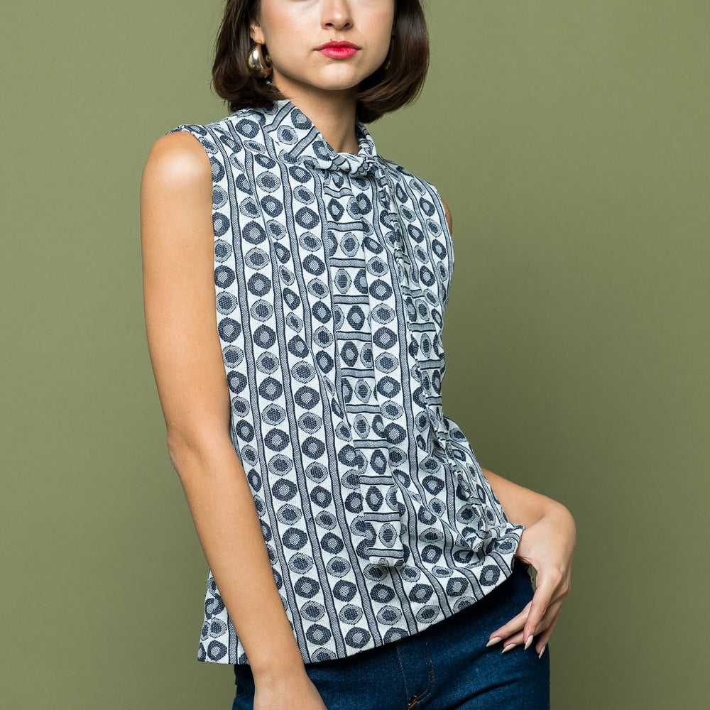Scooter Girl Mod Blouse freeshipping - Lovers Vintage
