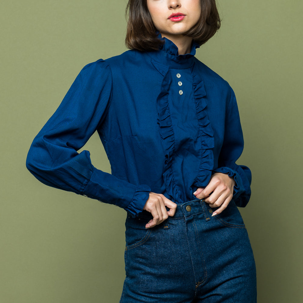 Mod Money Sixties Blouse freeshipping - Lovers Vintage