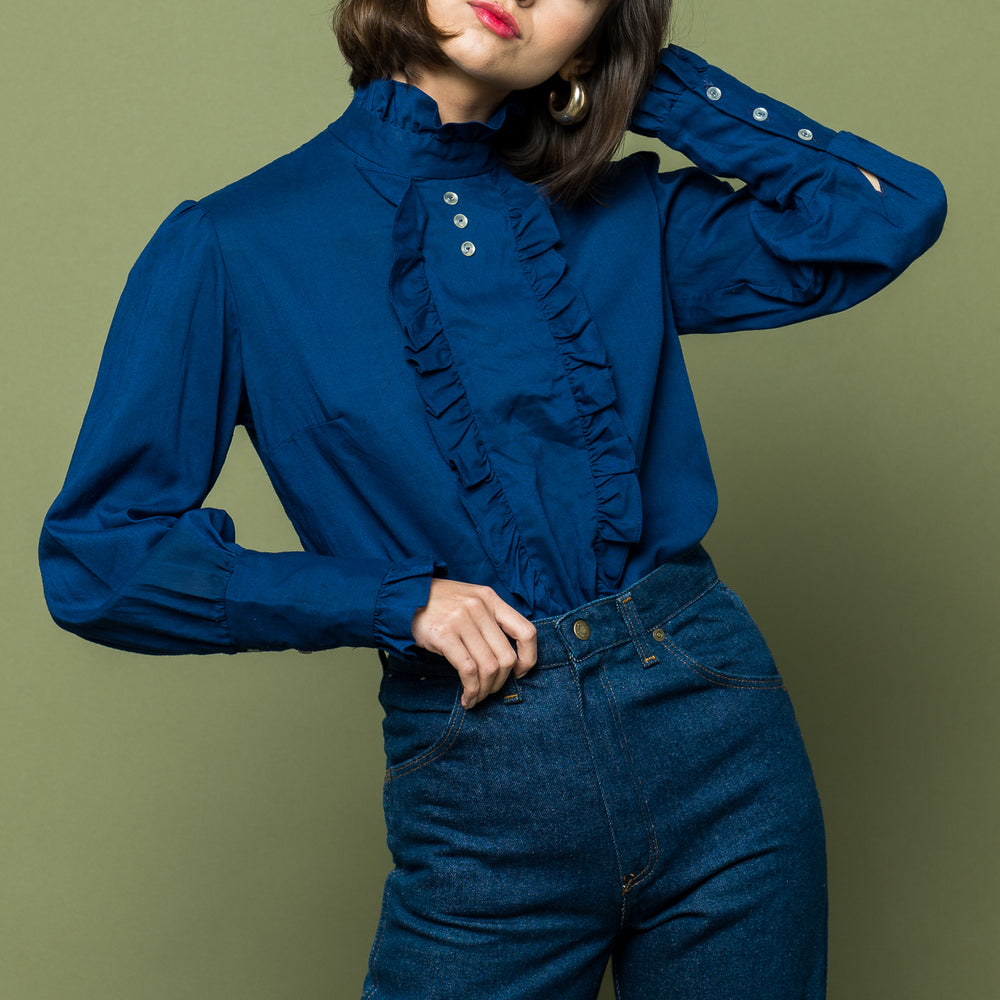 Mod Money Sixties Blouse freeshipping - Lovers Vintage