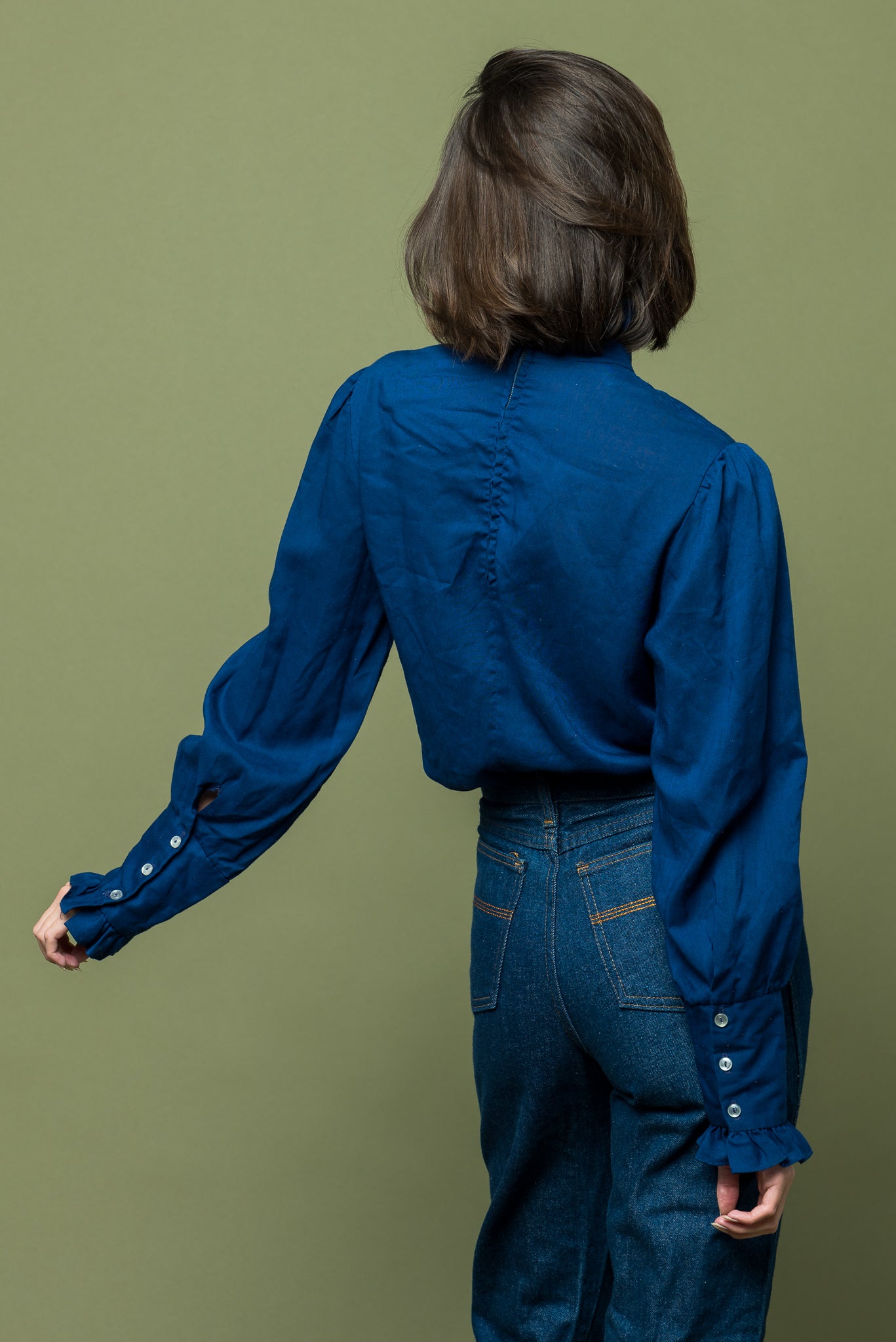 Mod Money Sixties Blouse freeshipping - Lovers Vintage
