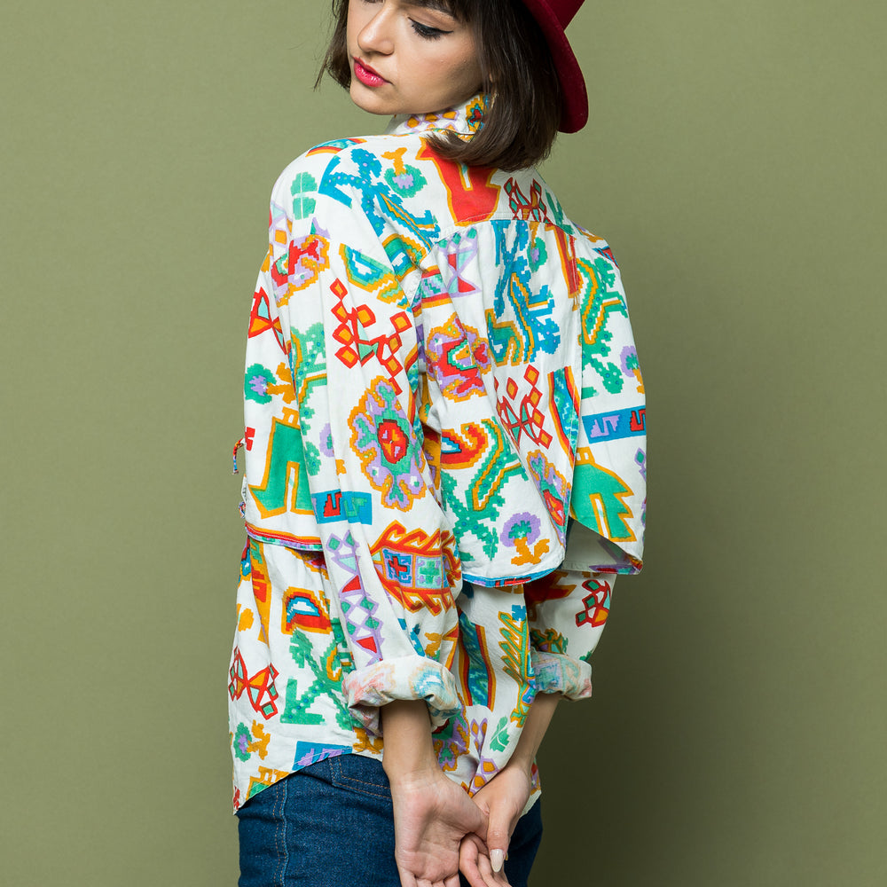 
                  
                    Westward Printed Shirt freeshipping - Lovers Vintage
                  
                