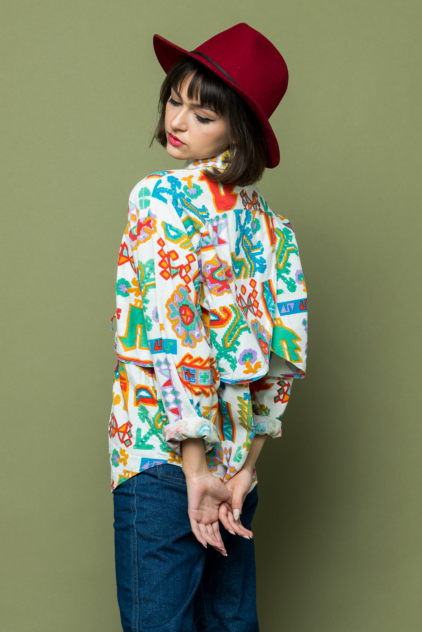 Westward Printed Shirt freeshipping - Lovers Vintage