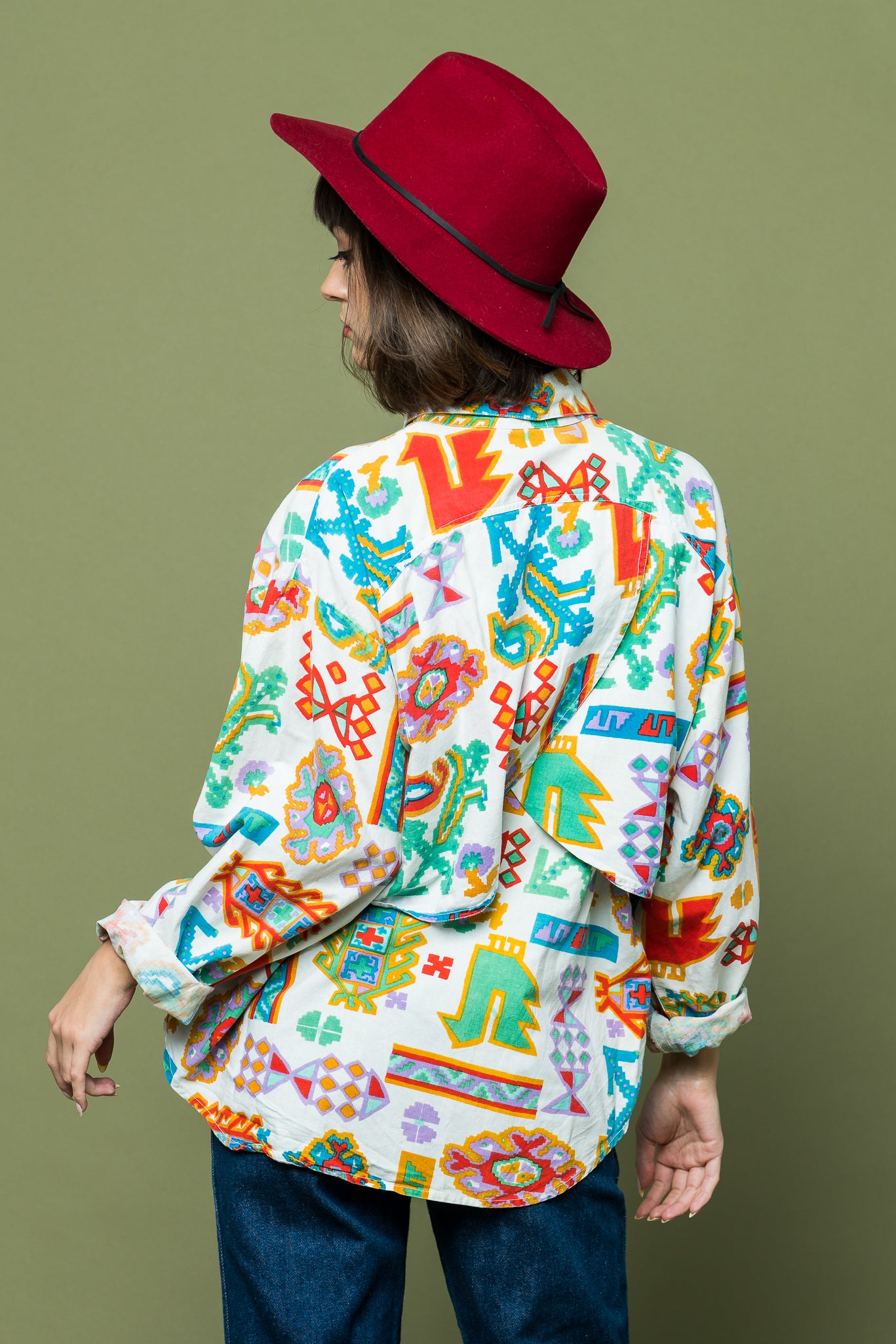 Westward Printed Shirt freeshipping - Lovers Vintage