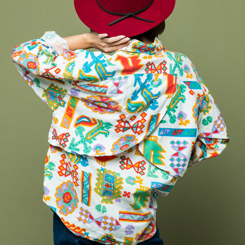 
                  
                    Westward Printed Shirt freeshipping - Lovers Vintage
                  
                