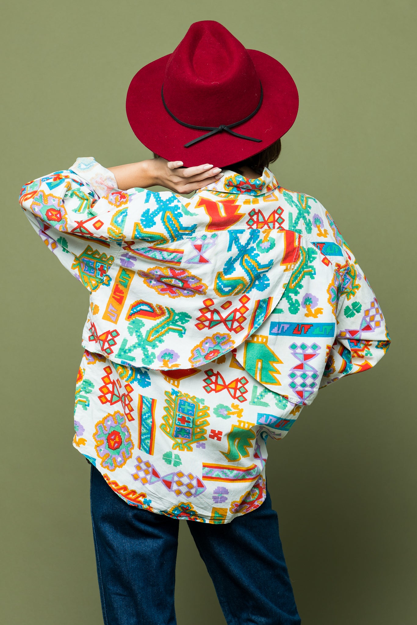 Westward Printed Shirt freeshipping - Lovers Vintage