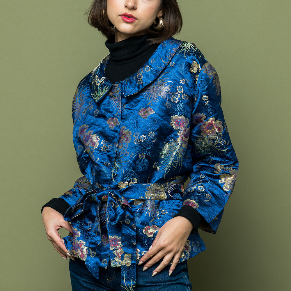 Asian Silk Jacket freeshipping - Lovers Vintage