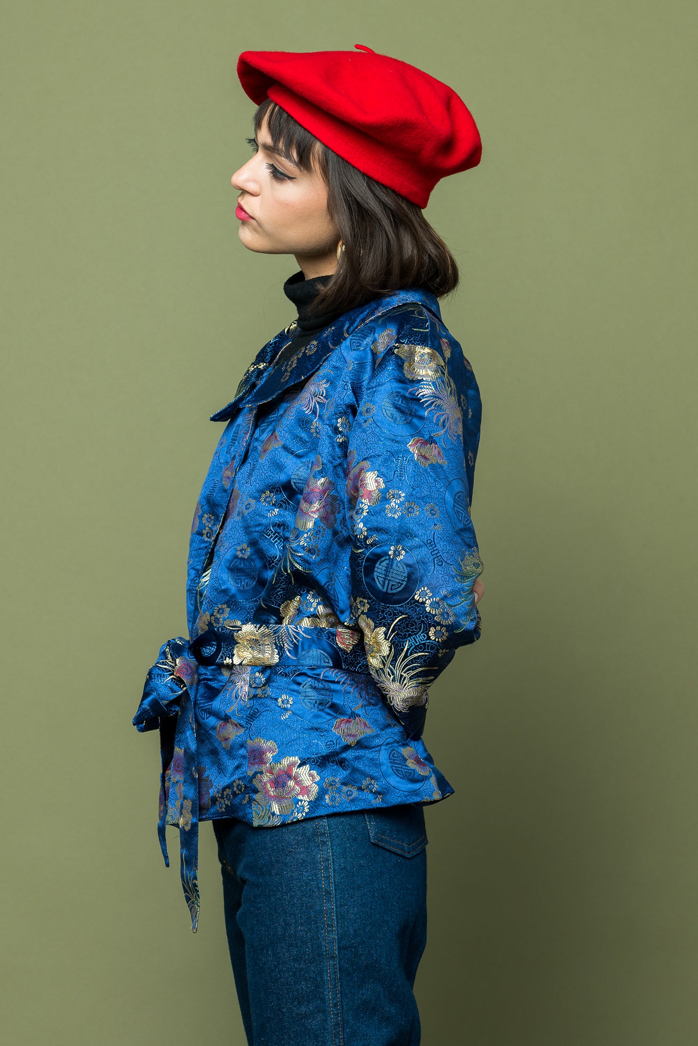Asian Silk Jacket freeshipping - Lovers Vintage