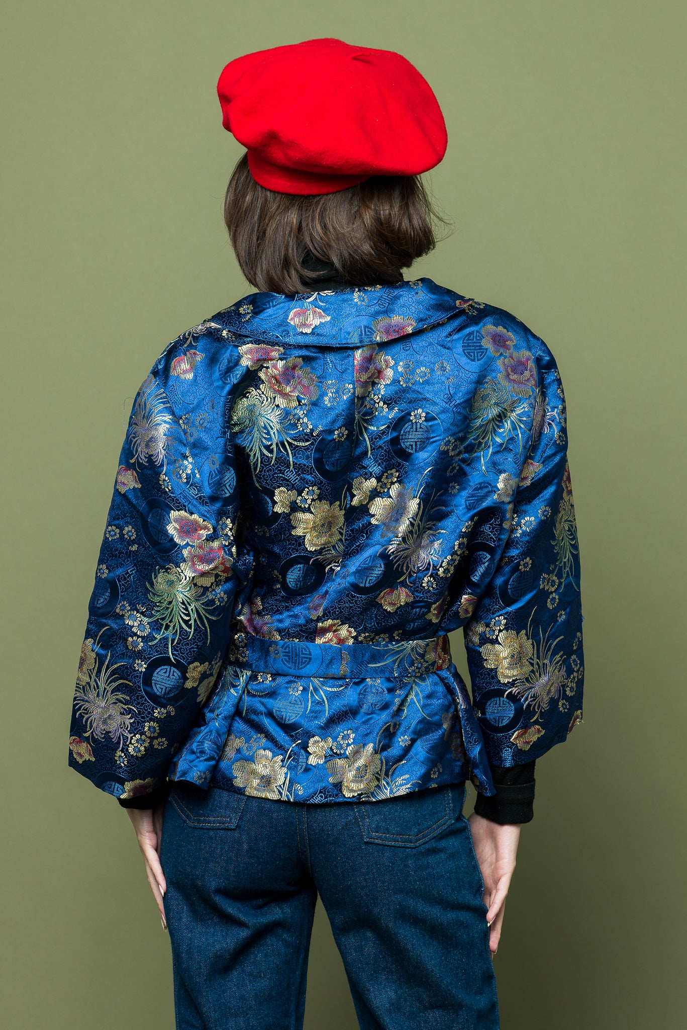 Asian Silk Jacket freeshipping - Lovers Vintage