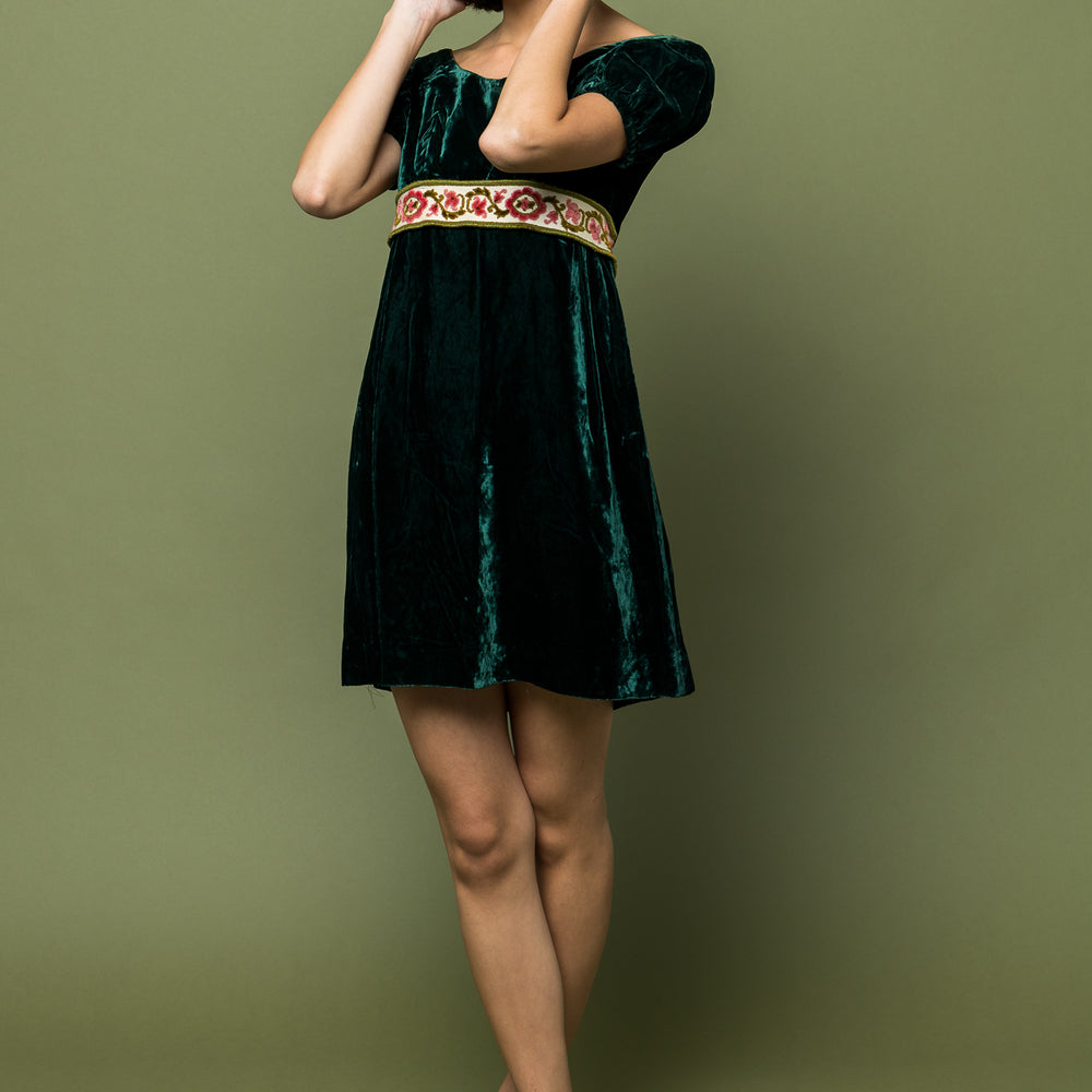 Party Velvet Dress freeshipping - Lovers Vintage