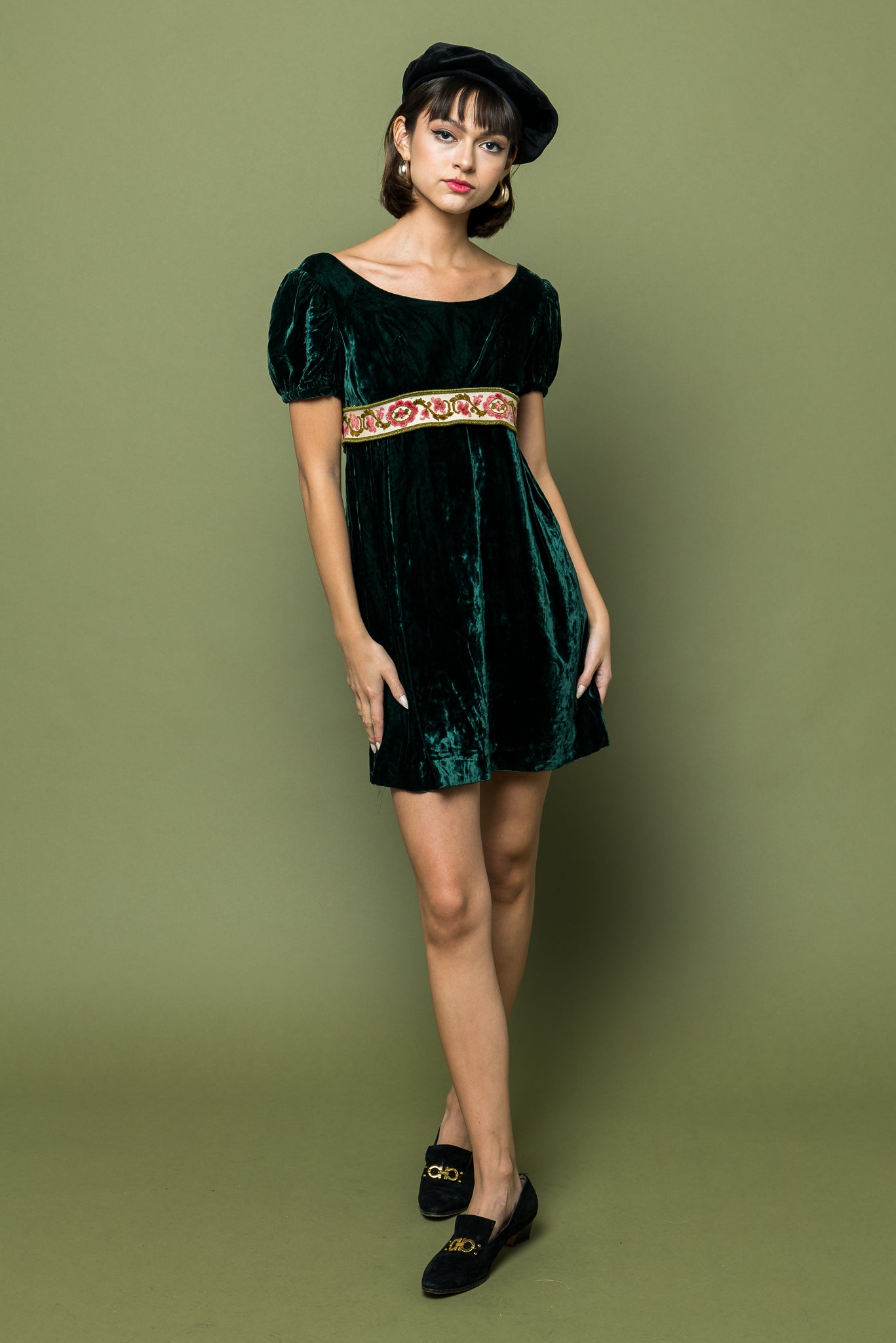 Party Velvet Dress freeshipping - Lovers Vintage